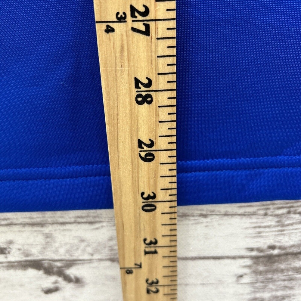 Kansas Jayhawks Adidas Sweatshirt Pullover Men's Large Blue 1/4 Snap Official - Picture 7 of 9